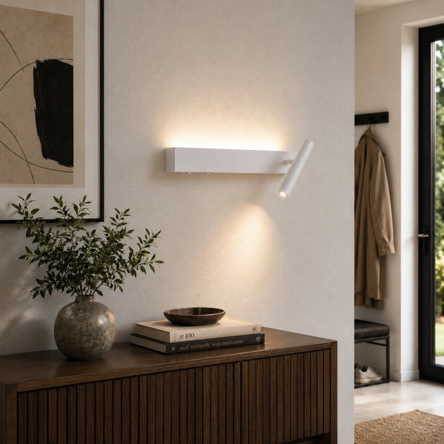 BRILAGI - LED vægspot ARLIX LED/3W/230V + LED/7W hvid CRI 90