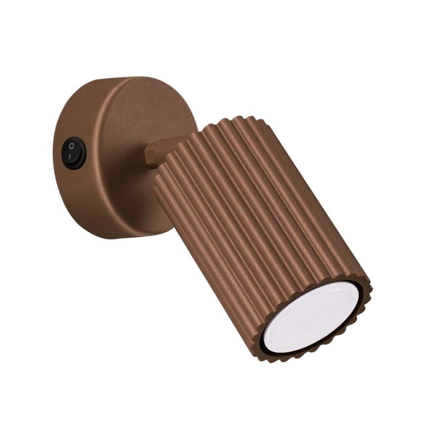 Brilagi - LED vægspot CRESTO 1xGU10/10W/230V brun