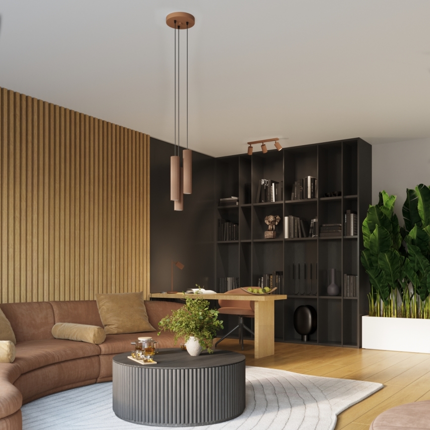 Brilagi - LED vægspot CRESTO 1xGU10/10W/230V brun