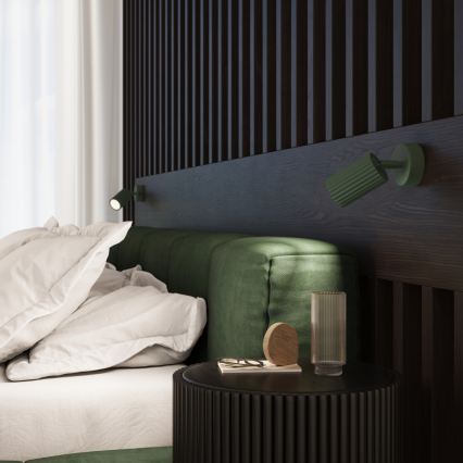 Brilagi - LED vægspot CRESTO 1xGU10/10W/230V grøn