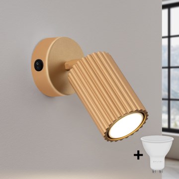 Brilagi - LED vægspot CRESTO 1xGU10/10W/230V guld