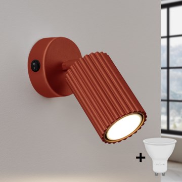 BRILAGI - LED vægspot CRESTO 1xGU10/10W/230V orange