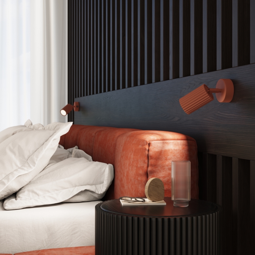 BRILAGI - LED vægspot CRESTO 1xGU10/10W/230V orange