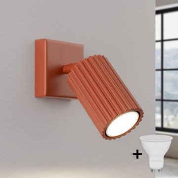 Brilagi - LED vægspot CRESTO 1xGU10/10W/230V rød