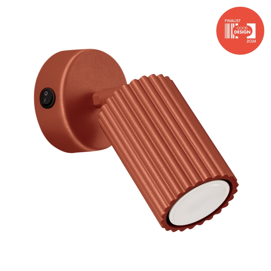 Brilagi - LED vægspot CRESTO 1xGU10/10W/230V rød