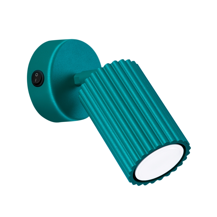 Brilagi - LED vægspot CRESTO 1xGU10/10W/230V turkis