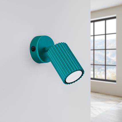 Brilagi - LED vægspot CRESTO 1xGU10/10W/230V turkis