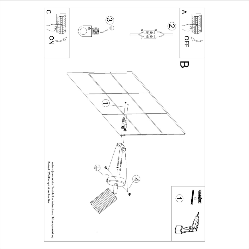 Brilagi - LED vægspot CRESTO 1xGU10/10W/230V turkis
