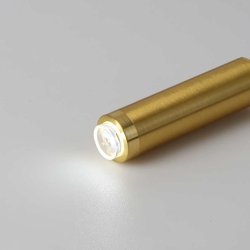 Brilagi - LED vægspot MAYA 1xG9/4W/230V hvid/guldfarvet