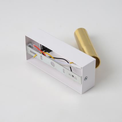 Brilagi - LED vægspot MAYA 1xG9/4W/230V hvid/guldfarvet