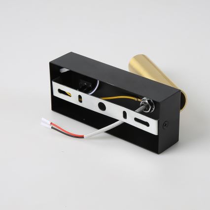 Brilagi - LED vægspot MAYA 1xG9/4W/230V sort/guldfarvet