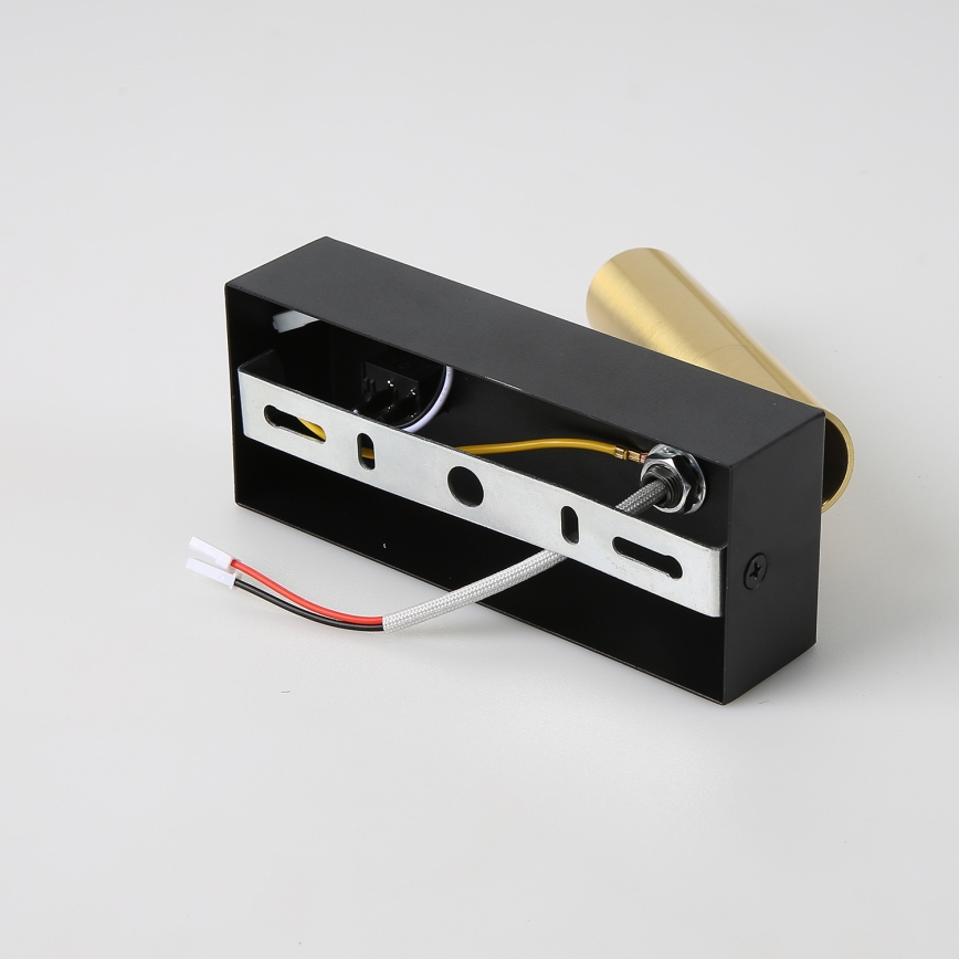 Brilagi - LED vægspot MAYA 1xG9/4W/230V sort/guldfarvet