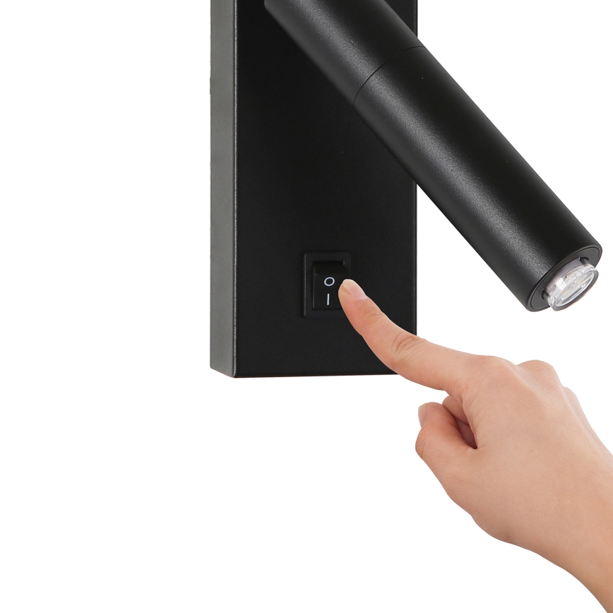 Brilagi - LED vægspot MAYA 1xG9/4W/230V sort