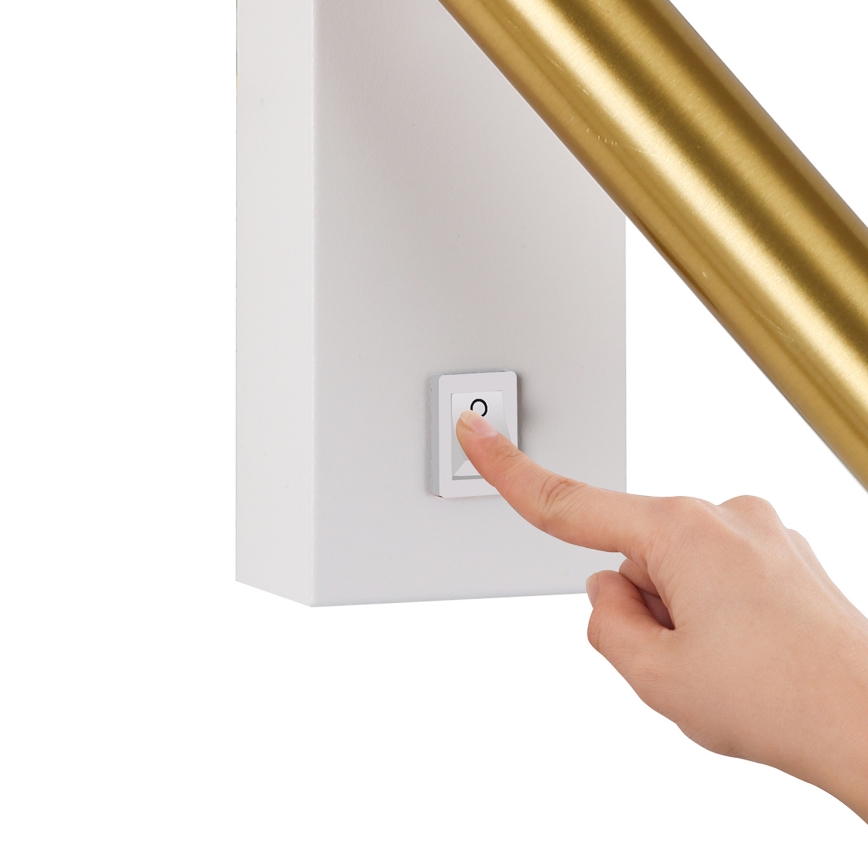 Brilagi - LED vægspot MAYA LED/3W/230V 4000K hvid/guldfarvet