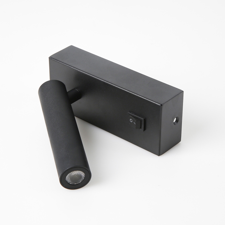 Brilagi - LED vægspot MAYA LED/3W/230V 4000K sort