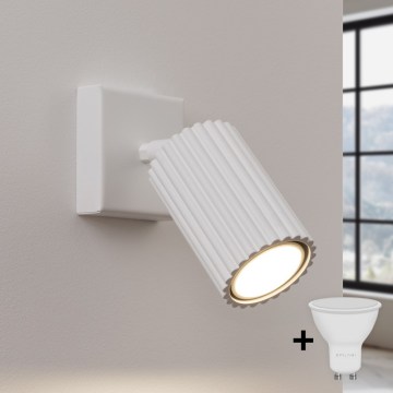 Brilagi - LED vægspotlampe CRESTO 1xGU10/10W/230V hvid