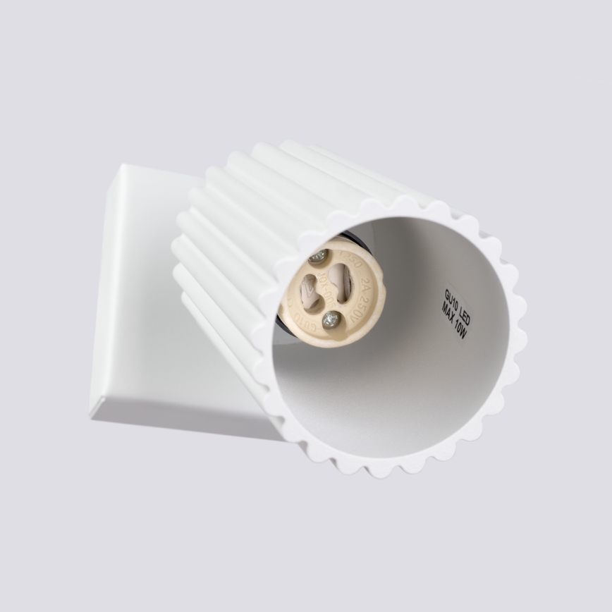 Brilagi - LED vægspotlampe CRESTO 1xGU10/10W/230V hvid