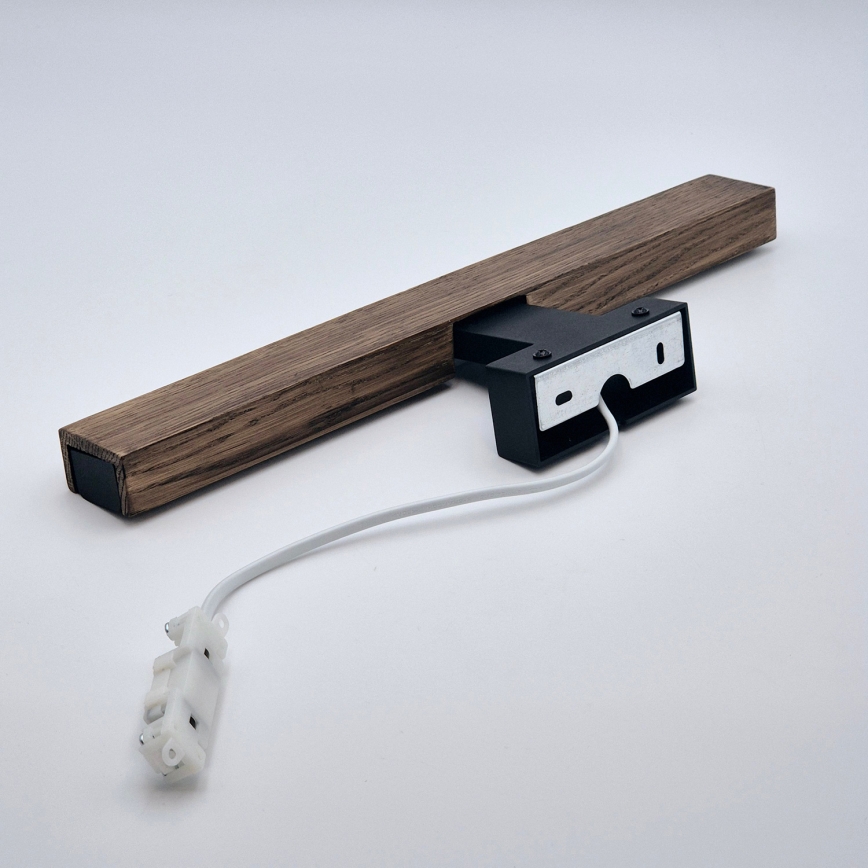 Brilagi - LED badeværelses spejlbelysning WOODY MIRROR LED/8W/230V 40 cm IP44 eg valnød/sort