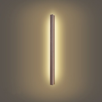 Brilagi - LINEAR LED udendørs vægarmatur 22W/230V 3000K IP65 100 cm brun CRI 90