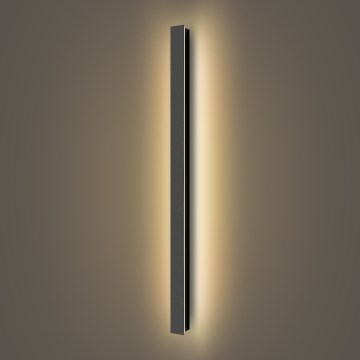 Brilagi - LINEAR LED udendørs vægarmatur 22W/230V 3000K IP65 100 cm, sort