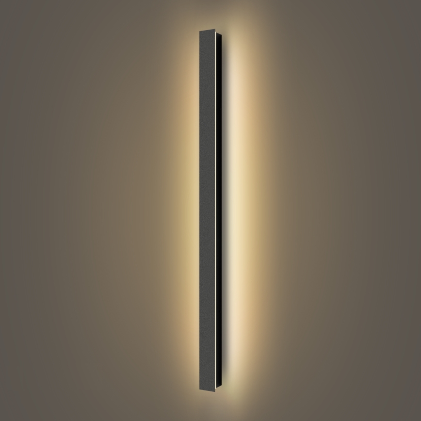 Brilagi - LINEAR LED udendørs vægarmatur 22W/230V 3000K IP65 100 cm, sort