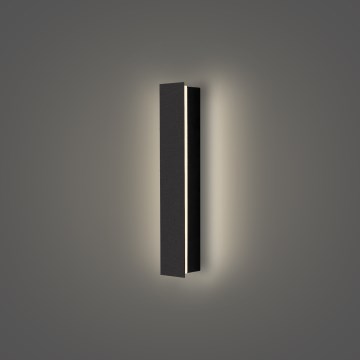 Brilagi - LINEAR LED udendørs væglampe, 8 W, 230 V, 4000 K, IP65, 30 cm, sort