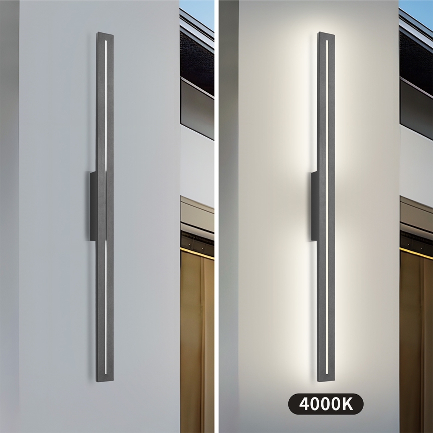 Brilagi - LED udendørs væglampe LINEO LED/24W/230V 4000K IP65 100 cm antracit CRI 90
