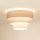 Brilagi - Loftlampe ALASKA LUNETA 1xE27/15W/230V diameter 45 cm grå/cremefarvet