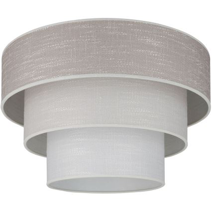 Brilagi - Loftlampe ALASKA LUNETA 1xE27/15W/230V diameter 45 cm grå/cremefarvet