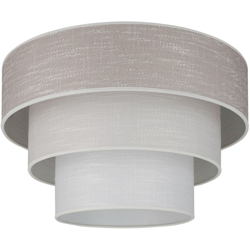 Brilagi - Loftlampe ALASKA LUNETA 1xE27/15W/230V diameter 45 cm grå/cremefarvet