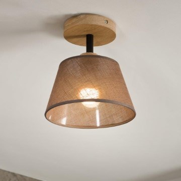 Brilagi - Loftlampe ANTHONY 1xE14/60W/230V eg/brun
