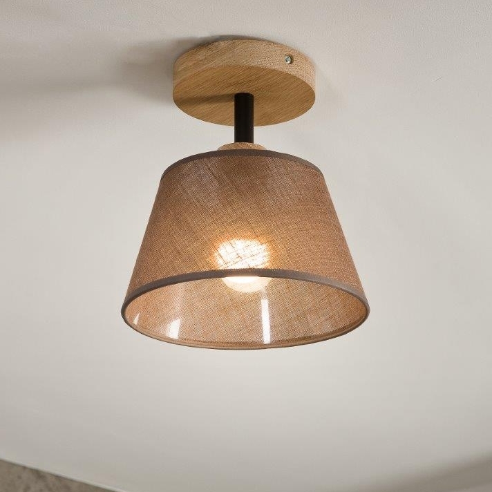Brilagi - Loftlampe ANTHONY 1xE14/60W/230V eg/brun