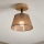 Brilagi - Loftlampe ANTHONY 1xE14/60W/230V eg/brun