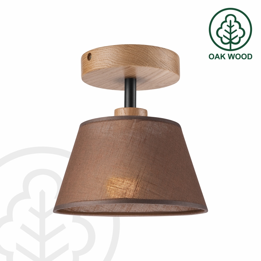 Brilagi - Loftlampe ANTHONY 1xE14/60W/230V eg/brun