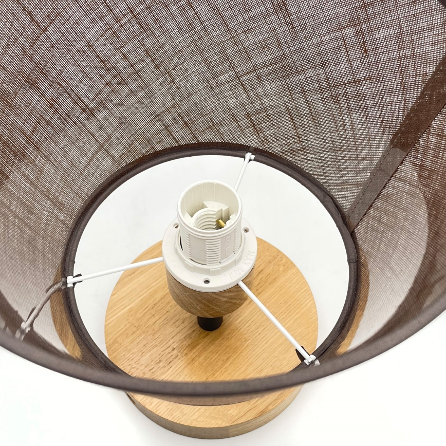 Brilagi - Loftlampe ANTHONY 1xE14/60W/230V eg/brun