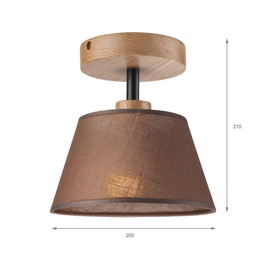 Brilagi - Loftlampe ANTHONY 1xE14/60W/230V eg/brun