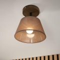 Brilagi - Loftlampe ANTHONY 1xE14/60W/230V eg/brun