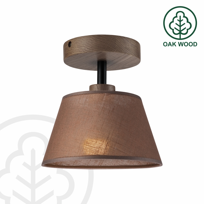 Brilagi - Loftlampe ANTHONY 1xE14/60W/230V eg/brun