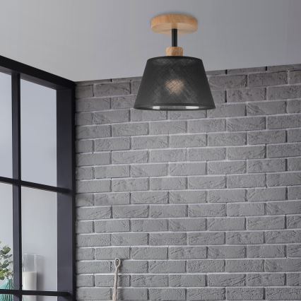 Brilagi - Loftlampe ANTHONY 1xE14/60W/230V eg/sort