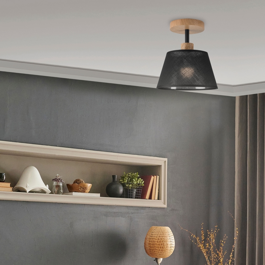 Brilagi - Loftlampe ANTHONY 1xE14/60W/230V eg/sort