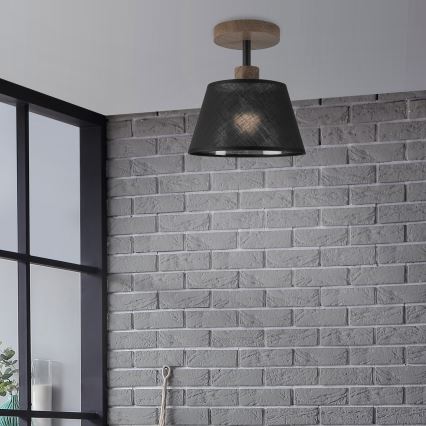 Brilagi - Loftlampe ANTHONY 1xE14/60W/230V eg/sort