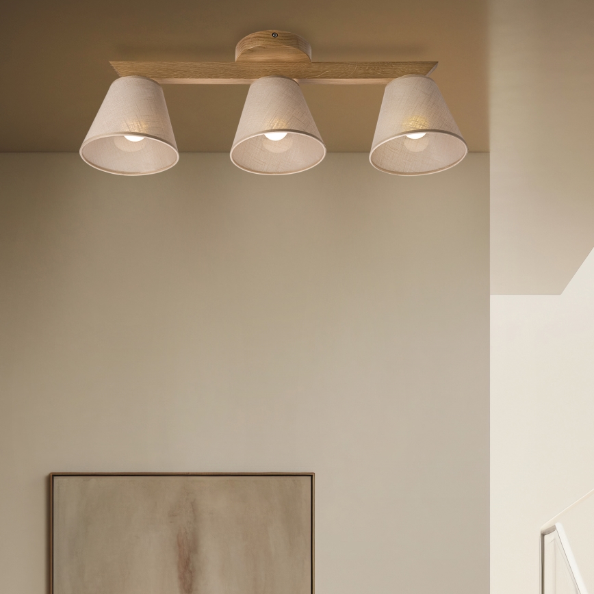Brilagi - Loftlampe ANTHONY 3xE14/40W/230V eg/beige