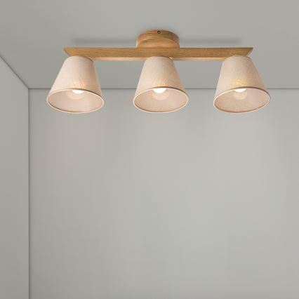 Brilagi - Loftlampe ANTHONY 3xE14/40W/230V eg/beige
