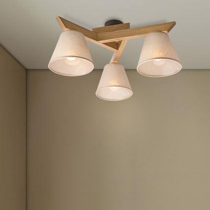 Brilagi - Loftlampe ANTHONY 3xE14/40W/230V eg/beige
