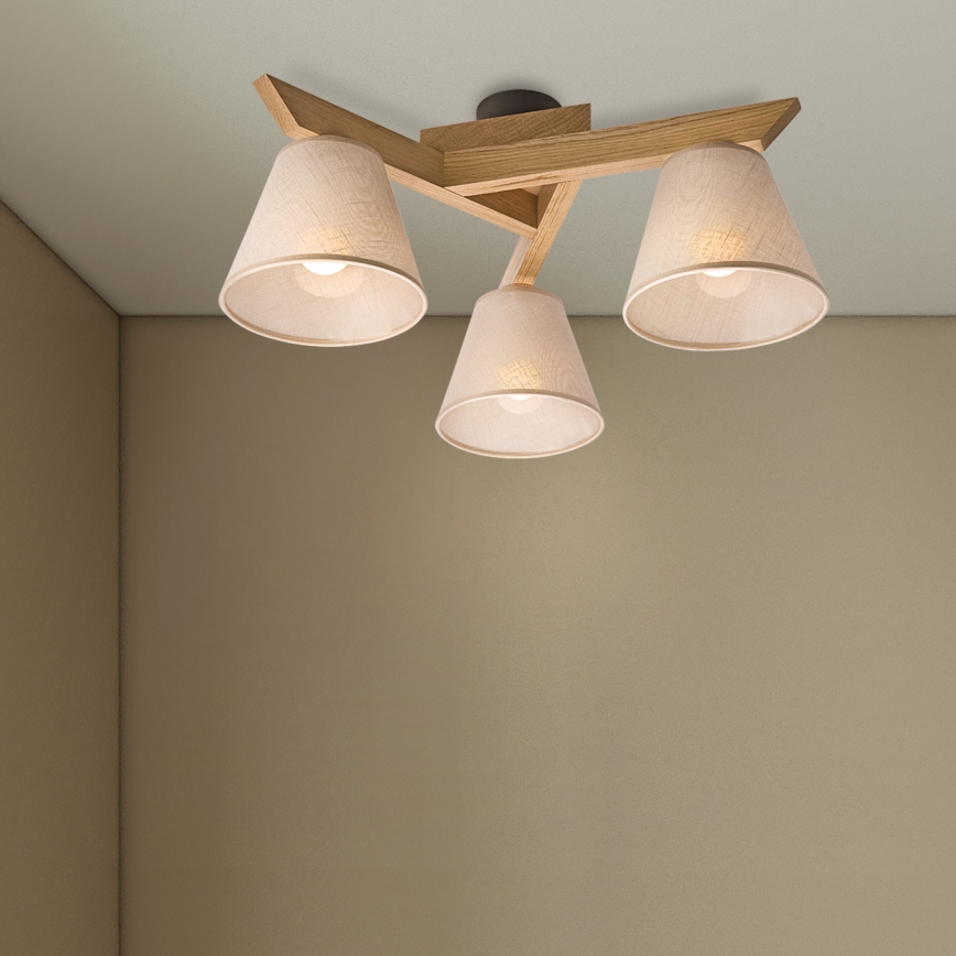 Brilagi - Loftlampe ANTHONY 3xE14/40W/230V eg/beige