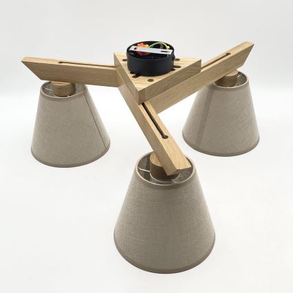 Brilagi - Loftlampe ANTHONY 3xE14/40W/230V eg/beige