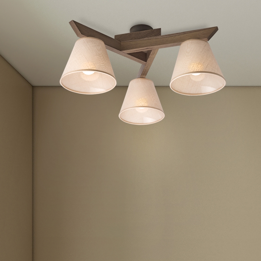 Brilagi - Loftlampe ANTHONY 3xE14/40W/230V eg/beige