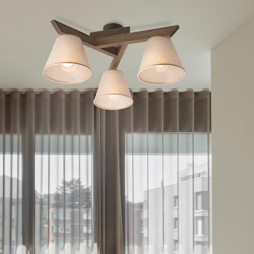 Brilagi - Loftlampe ANTHONY 3xE14/40W/230V eg/beige