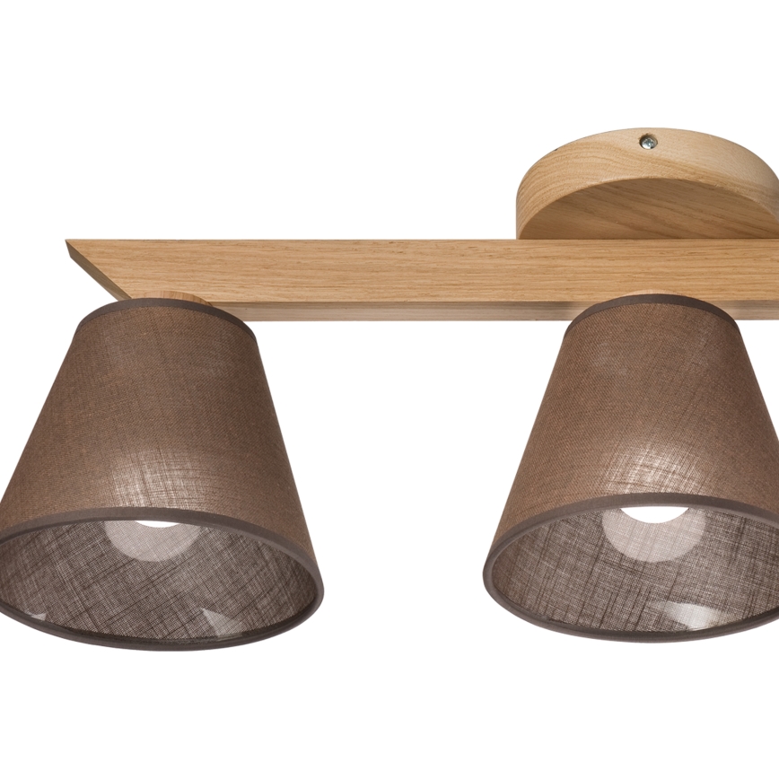 Brilagi - Loftlampe ANTHONY 3xE14/40W/230V eg/brun