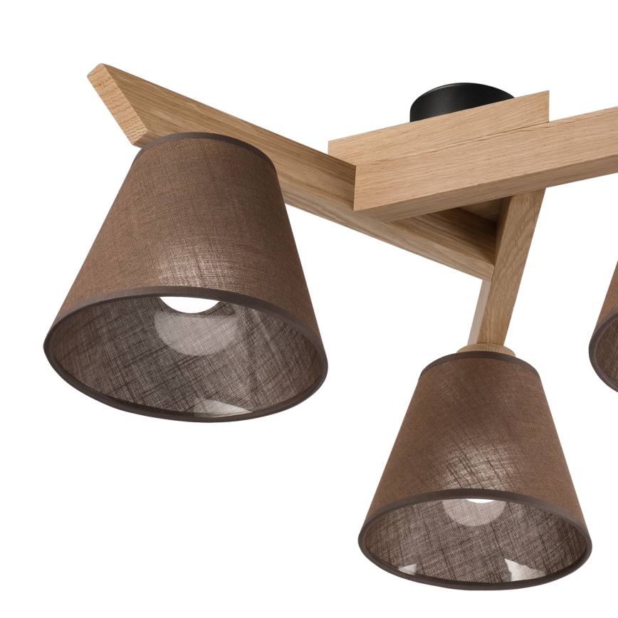 Brilagi - Loftlampe ANTHONY 3xE14/40W/230V eg/brun